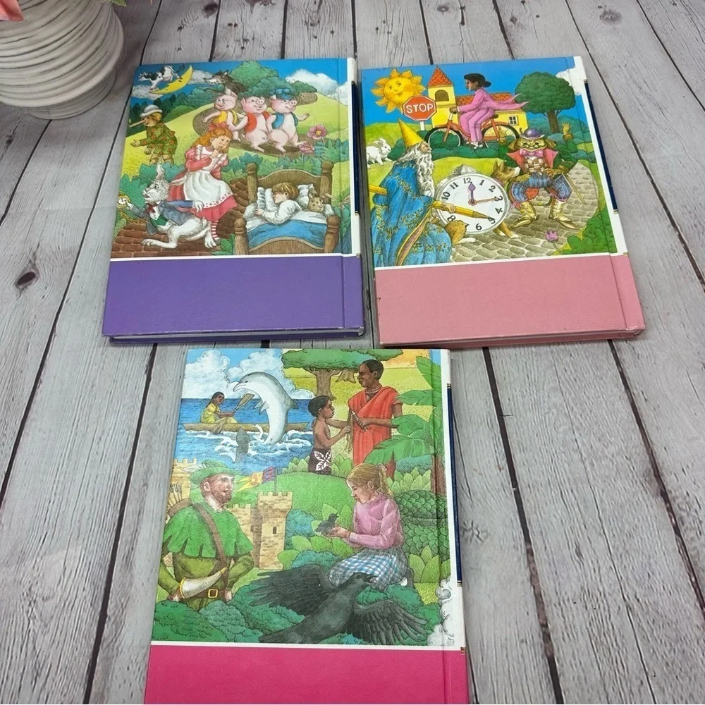 vintage 1994 Childcraft world Book Set with Illustrated Covers vol 1, 3, 13
